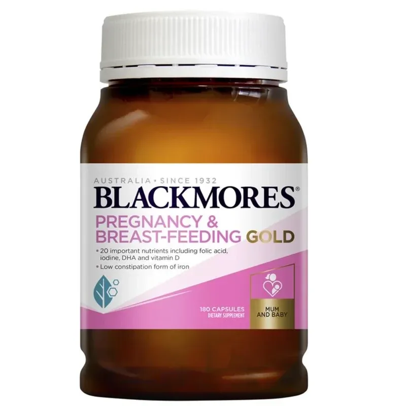 Blackmores 澳佳宝 孕妇黄金素180粒【保质期2027.08】