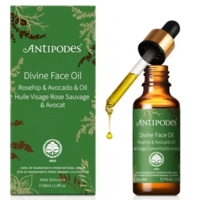 Antipodes 安媞珀 抗衰系列 Divine有机鳄梨玫瑰果面部精华油30ml【保质期2028.11】