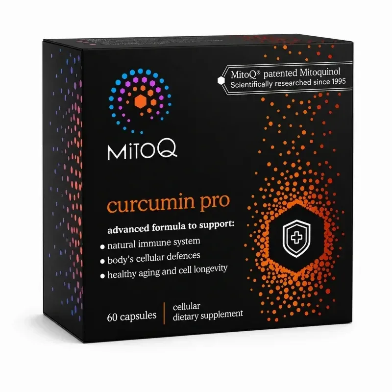 MitoQ Curcumin Pro 升级版姜黄素胶囊 60粒【保质期2028.10】