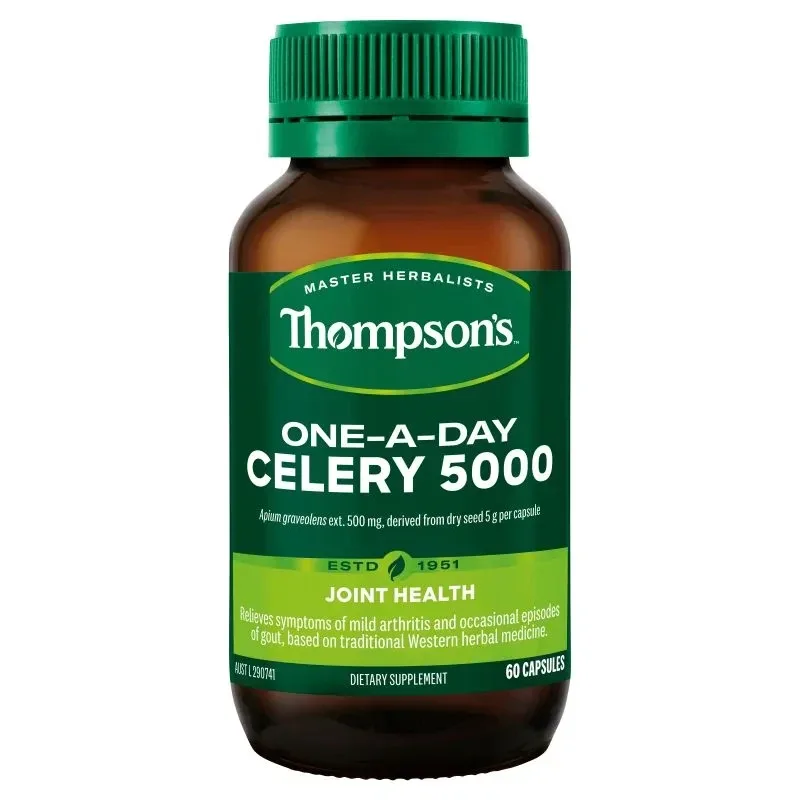 【双11-限时9折】Thompson's 汤普森 One-A-Day Celery 5000 芹菜籽胶囊 5000mg 60粒【保质期2027.09】