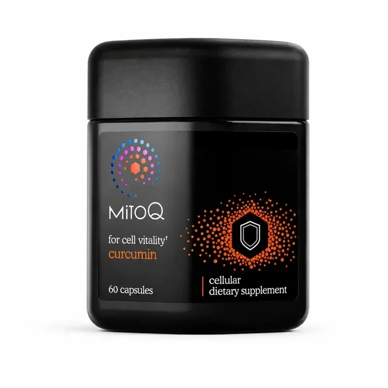 MitoQ Curcumin 姜黄素胶囊 60粒【保质期2028.09】