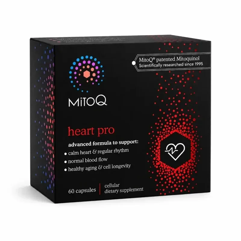 MitoQ Heart Pro 升级版舒心胶囊 60粒【保质期2028.08】